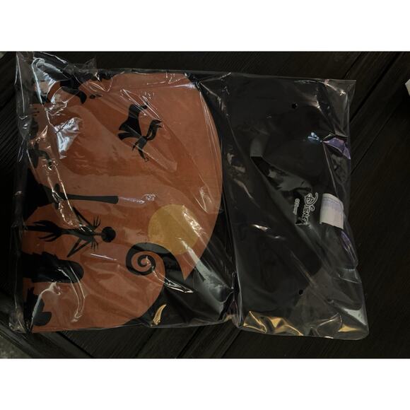 Disney “The Nightmare Before Christmas” Halloween T Shirt Orange Black Gothic LG - Picture 10 of 11
